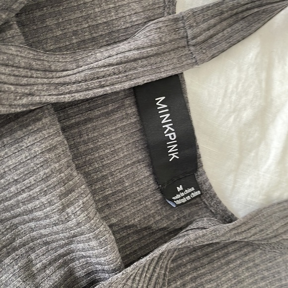 MINKPINK Grey Mini Dress - Picture 2 of 3